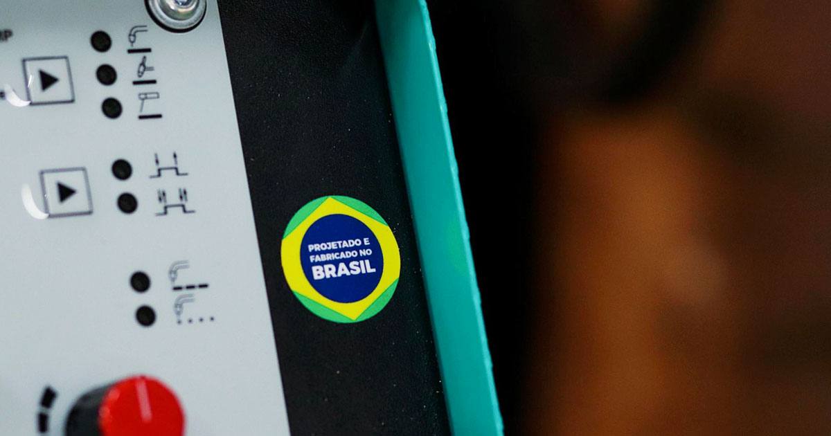 Inversora de solda BALMER com selo de projetado e fabricado no Brasil Inversora de solda BALMER com selo de projetado e fabricado no Brasil